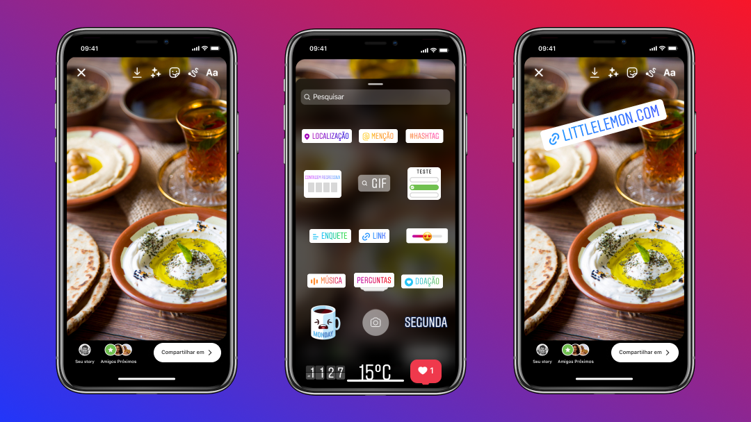 Instagram agora permite o uso de links nos stories