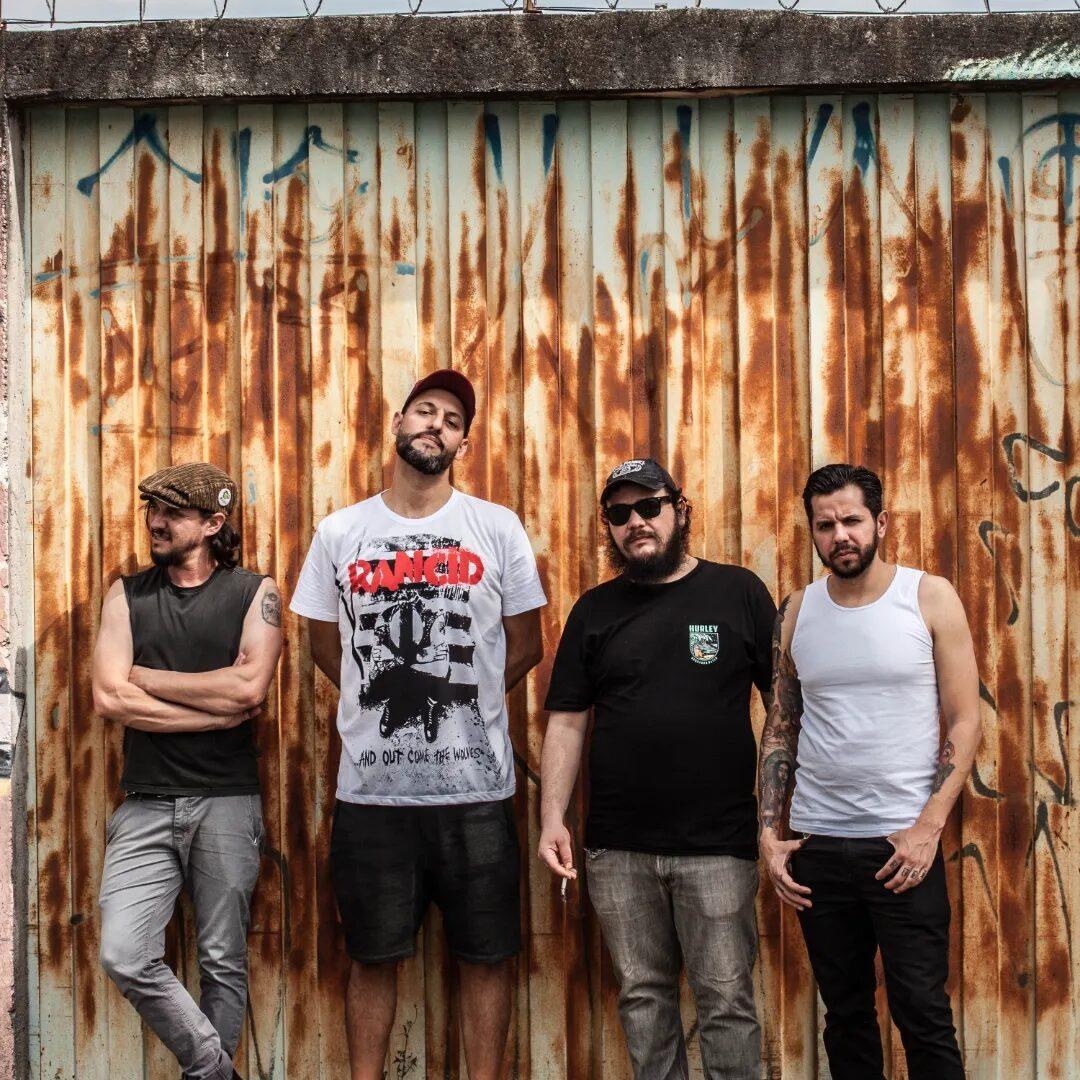 A banda de punk rock Granma 82, de Indaiatuba (SP), em foto oficial